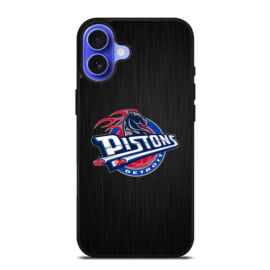 DETROIT PISTONS NBA ICON iPhone 16 Case Cover
