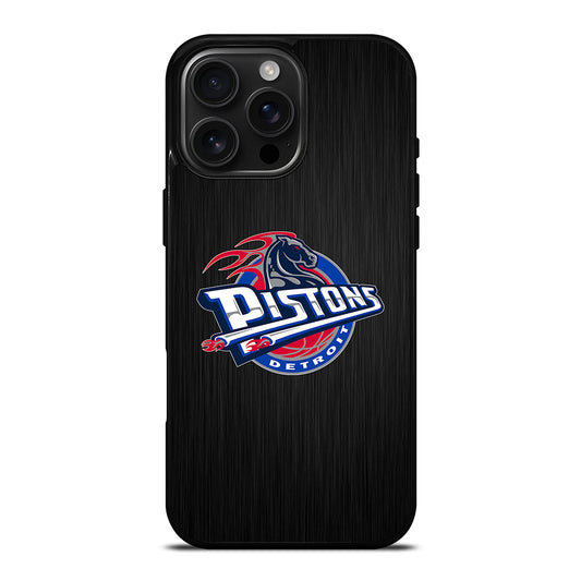 DETROIT PISTONS NBA ICON iPhone 16 Pro Max Case Cover