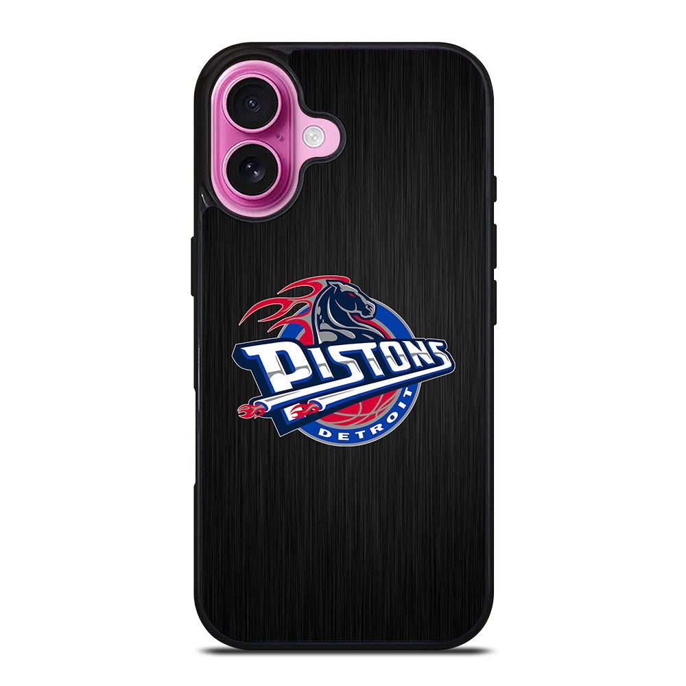 DETROIT PISTONS NBA ICON iPhone 16 Plus Case Cover