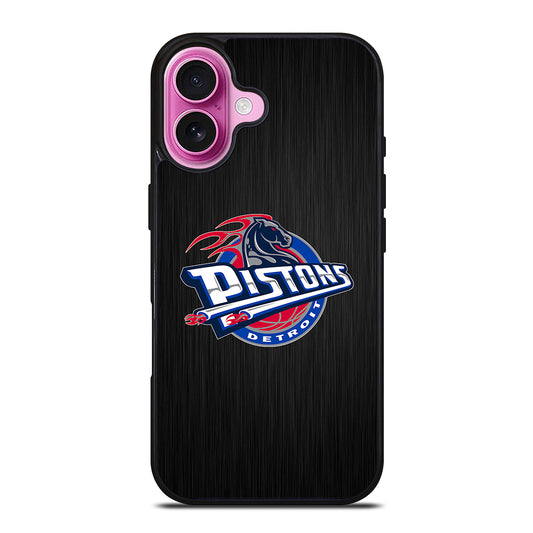 DETROIT PISTONS NBA ICON iPhone 16 Plus Case Cover