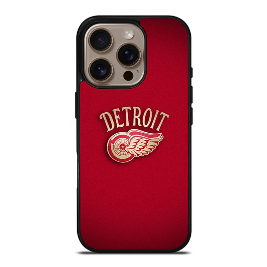 DETROIT RED WINGS NHL LOGO iPhone 16 Pro Case Cover