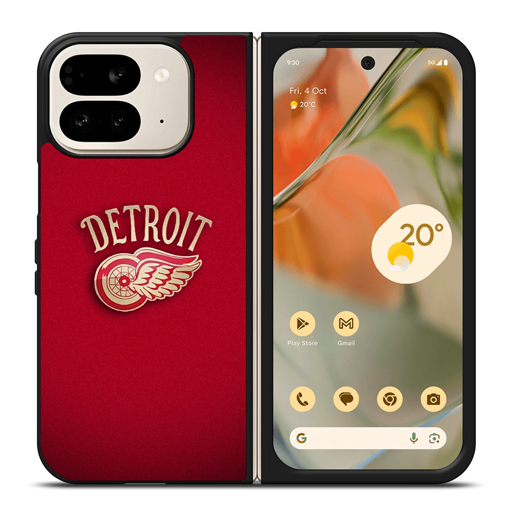 DETROIT RED WINGS NHL LOGO Google Pixel 9 Pro Fold Case Cover