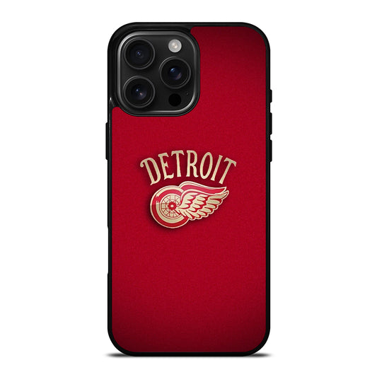 DETROIT RED WINGS NHL LOGO iPhone 16 Pro Max Case Cover