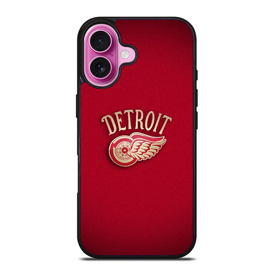 DETROIT RED WINGS NHL LOGO iPhone 16 Plus Case Cover