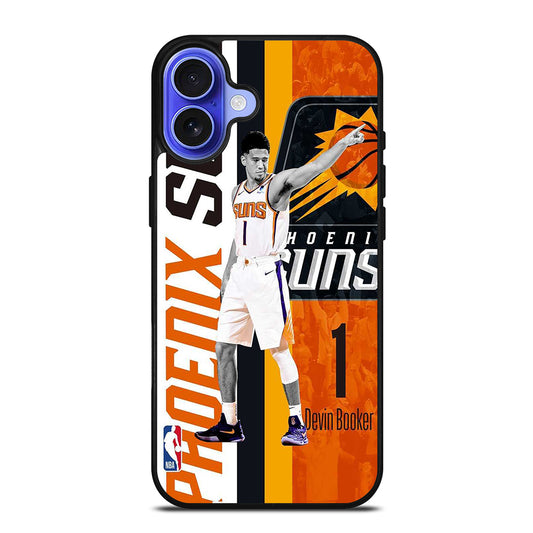DEVIN BOOKER PHOENIX SUNS NBA 2 iPhone 16 Case Cover
