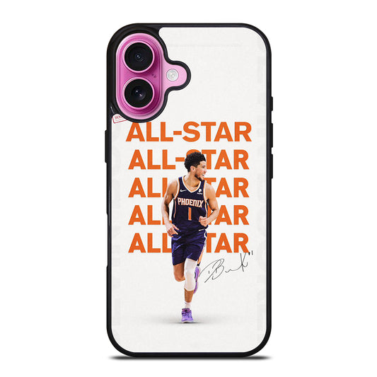 DEVIN BOOKER PHOENIX SUNS NBA BASKETBALL iPhone 16 Plus Case Cover