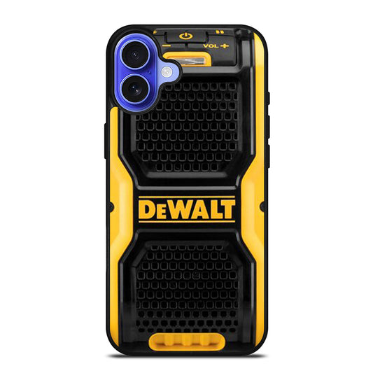 DEWALT SPEAKER SOUND iPhone 16 Case Cover