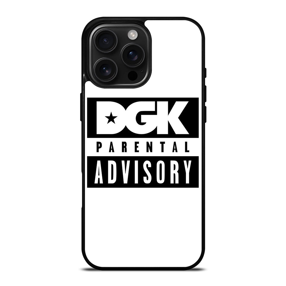 DGK PARENTAL ADVISORY LOGO iPhone 16 Pro Max Case Cover