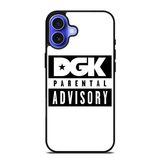 DGK PARENTAL ADVISORY LOGO iPhone 16 Case Cover