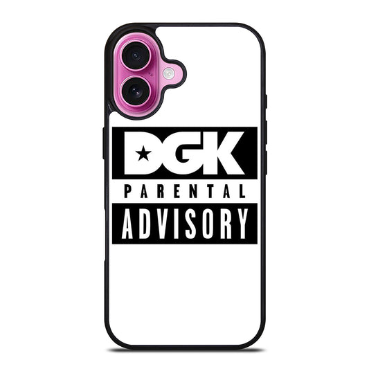 DGK PARENTAL ADVISORY LOGO iPhone 16 Plus Case Cover