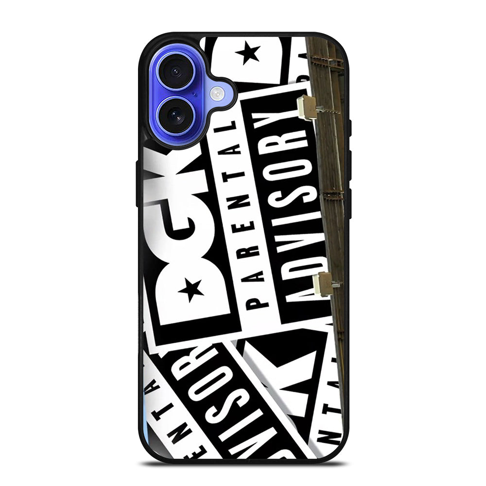 DGK PARENTAL ADVISORY PATTERN iPhone 16 Case Cover
