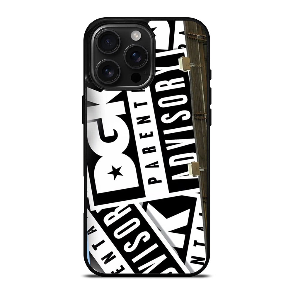 DGK PARENTAL ADVISORY PATTERN iPhone 16 Pro Max Case Cover