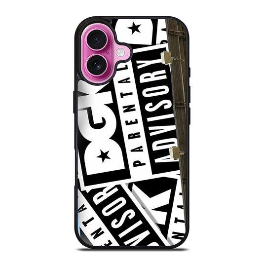 DGK PARENTAL ADVISORY PATTERN iPhone 16 Plus Case Cover