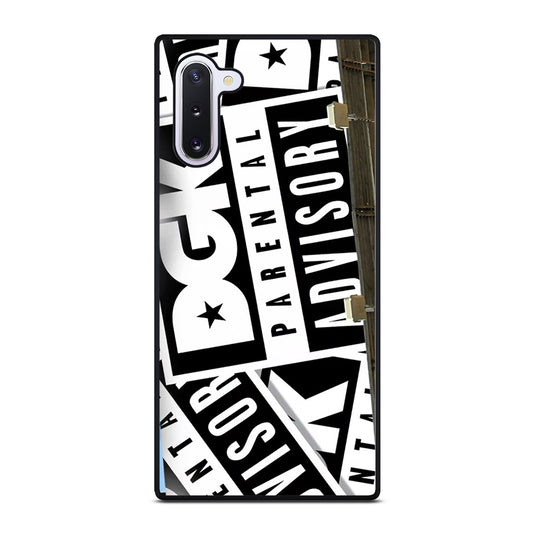 DGK PARENTAL ADVISORY PATTERN Samsung Galaxy Note 10 Case Cover