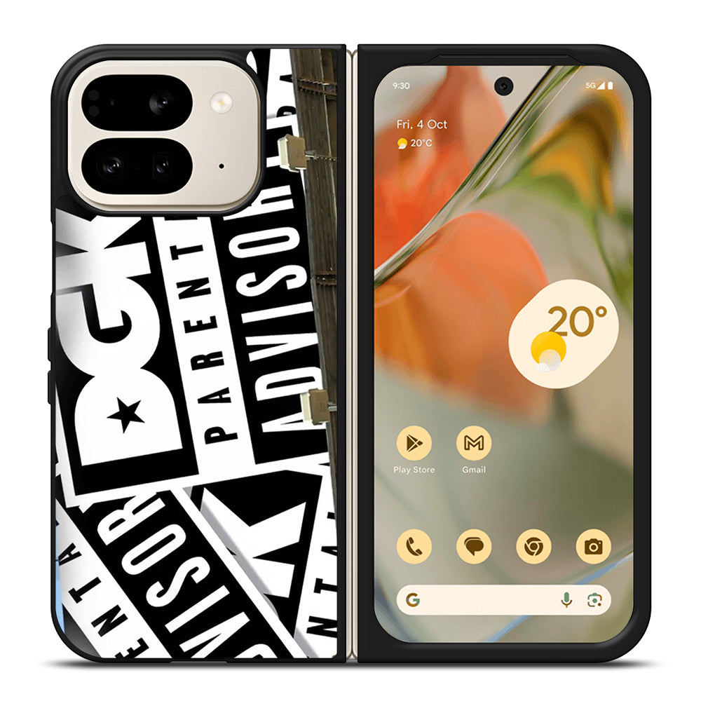 DGK PARENTAL ADVISORY PATTERN Google Pixel 9 Pro Fold Case Cover