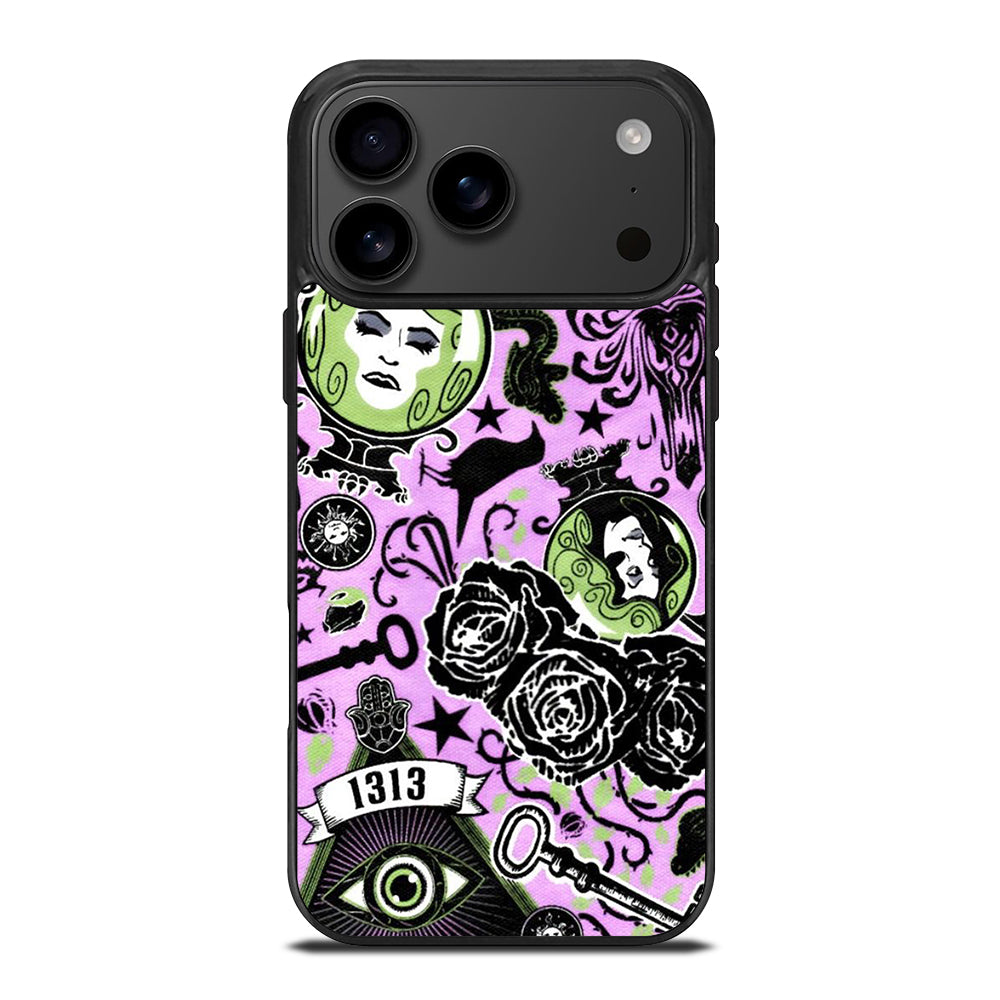 DISNEY HAUNTED MANSION PATTERN ART 2 iPhone 17 Pro Max Case Cover