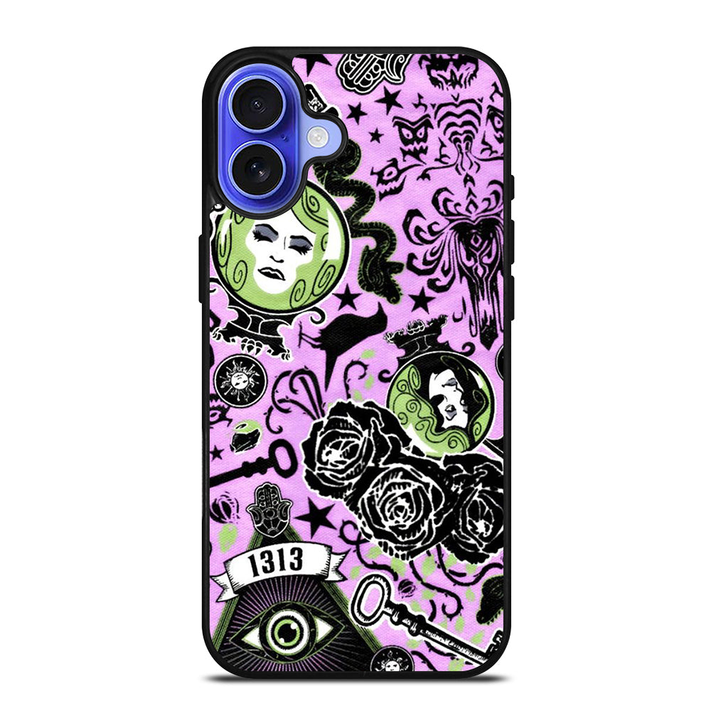 DISNEY HAUNTED MANSION PATTERN ART 2 iPhone 16 Case Cover
