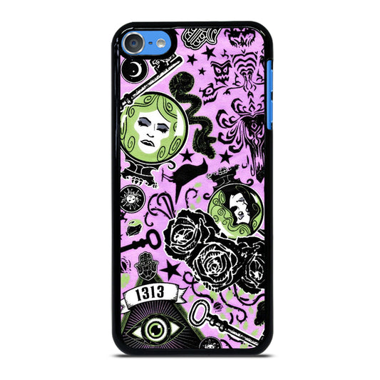 DISNEY HAUNTED MANSION PATTERN ART 2 iPod Touch 7 Case Cover