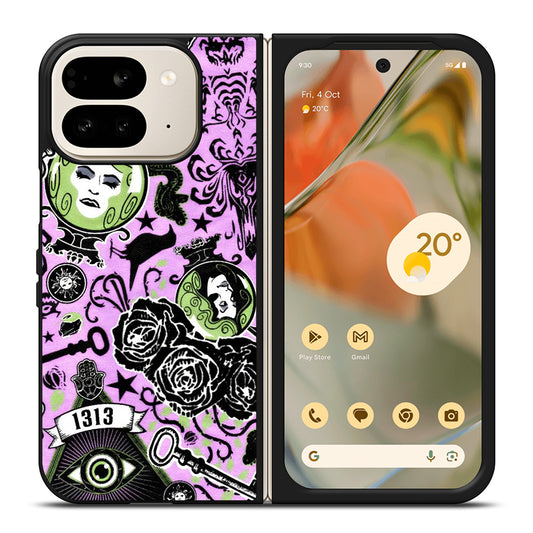 DISNEY HAUNTED MANSION PATTERN ART 2 Google Pixel 9 Pro Fold Case Cover