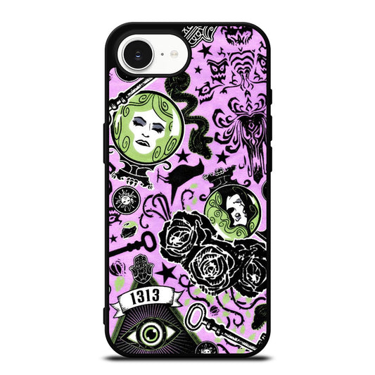 DISNEY HAUNTED MANSION PATTERN ART 2 iPhone 16e Case Cover
