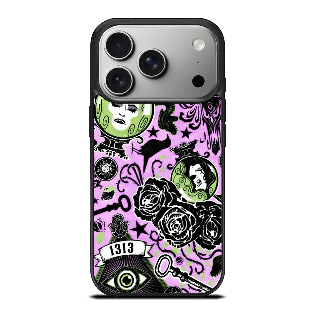 DISNEY HAUNTED MANSION PATTERN ART 2 iPhone 17 Pro Case Cover