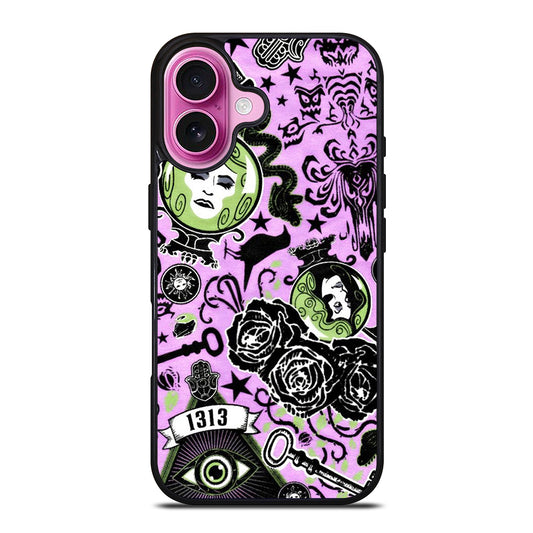 DISNEY HAUNTED MANSION PATTERN ART 2 iPhone 16 Plus Case Cover