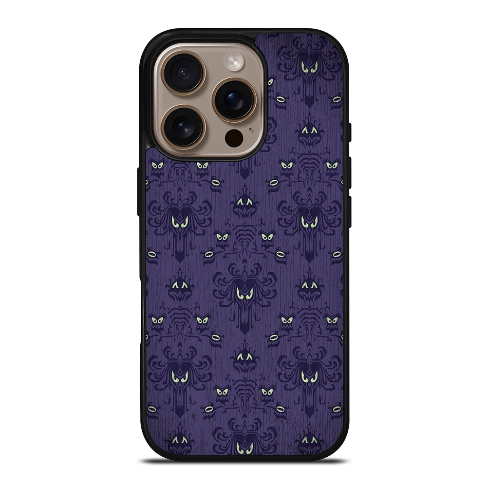 DISNEY HAUNTED MANSION PATTERN ART iPhone 16 Pro Case Cover