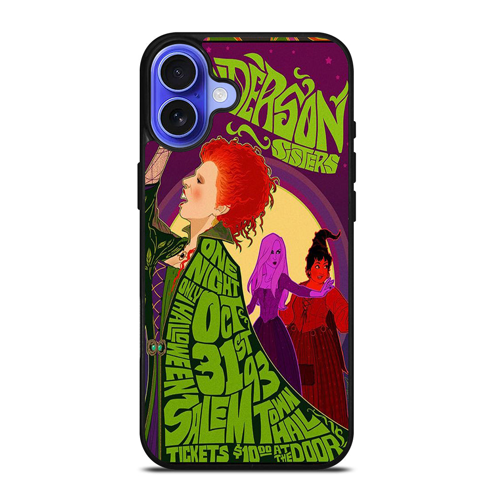 DISNEY HOCUS POCUS POSTER iPhone 16 Case Cover