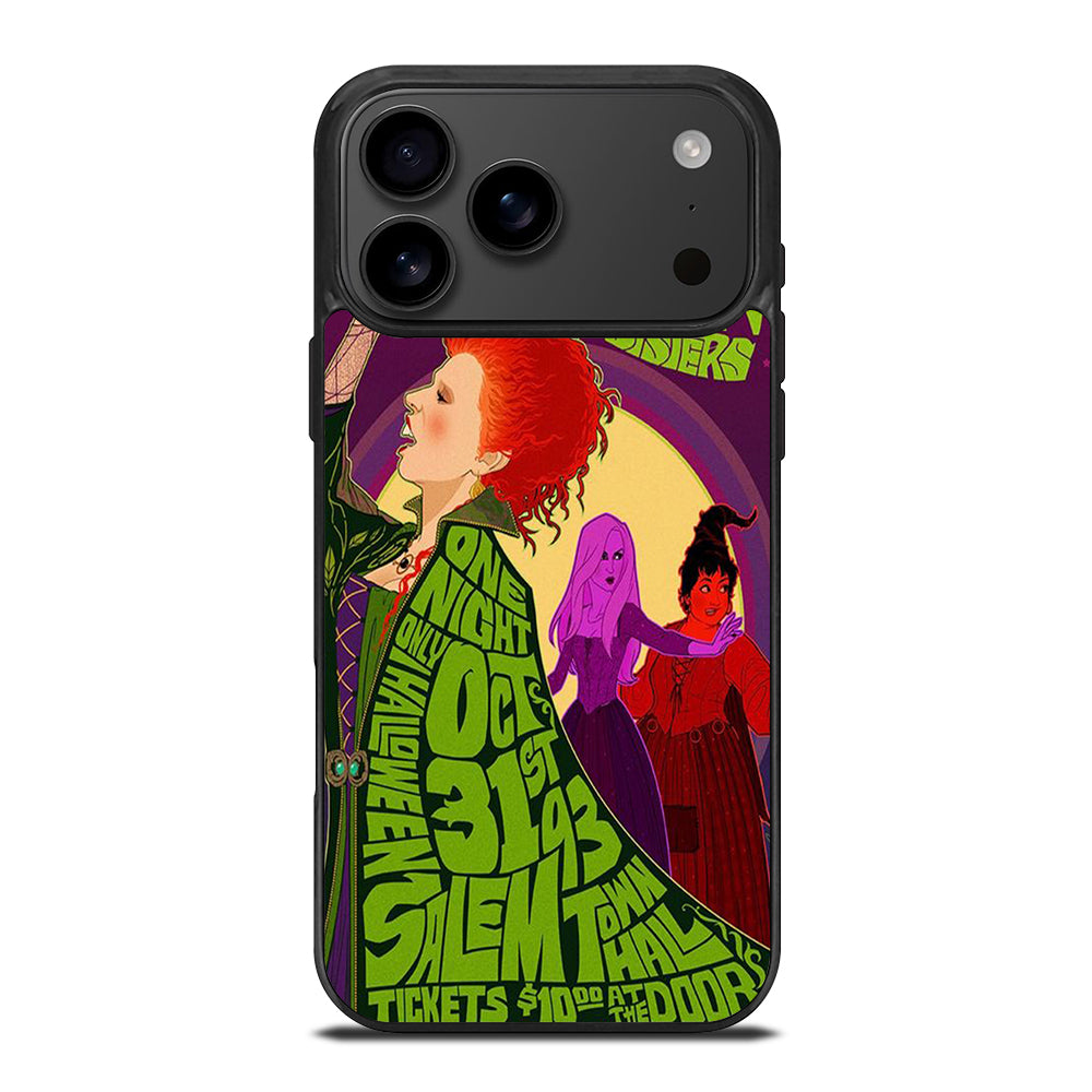 DISNEY HOCUS POCUS POSTER iPhone 17 Pro Max Case Cover