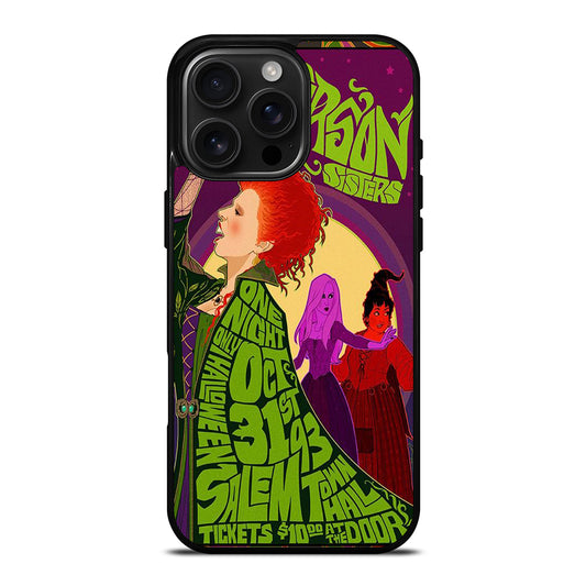 DISNEY HOCUS POCUS POSTER iPhone 16 Pro Max Case Cover