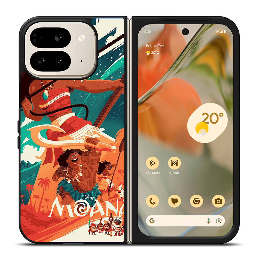 DISNEY MOANA CARTOON 3 Google Pixel 9 Pro Fold Case Cover
