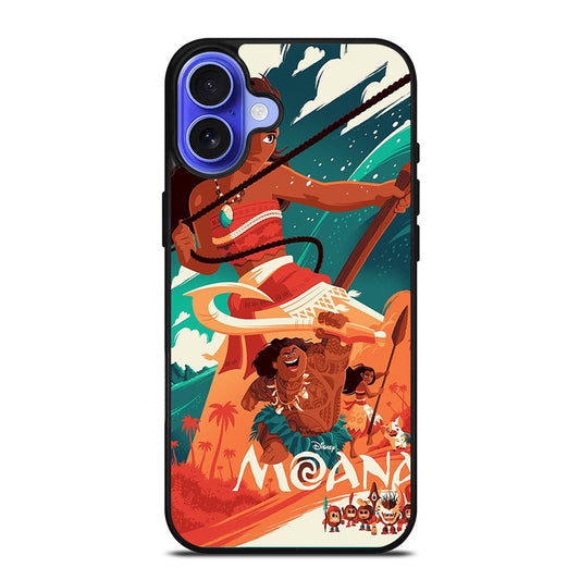 DISNEY MOANA CARTOON 3 iPhone 16 Case Cover