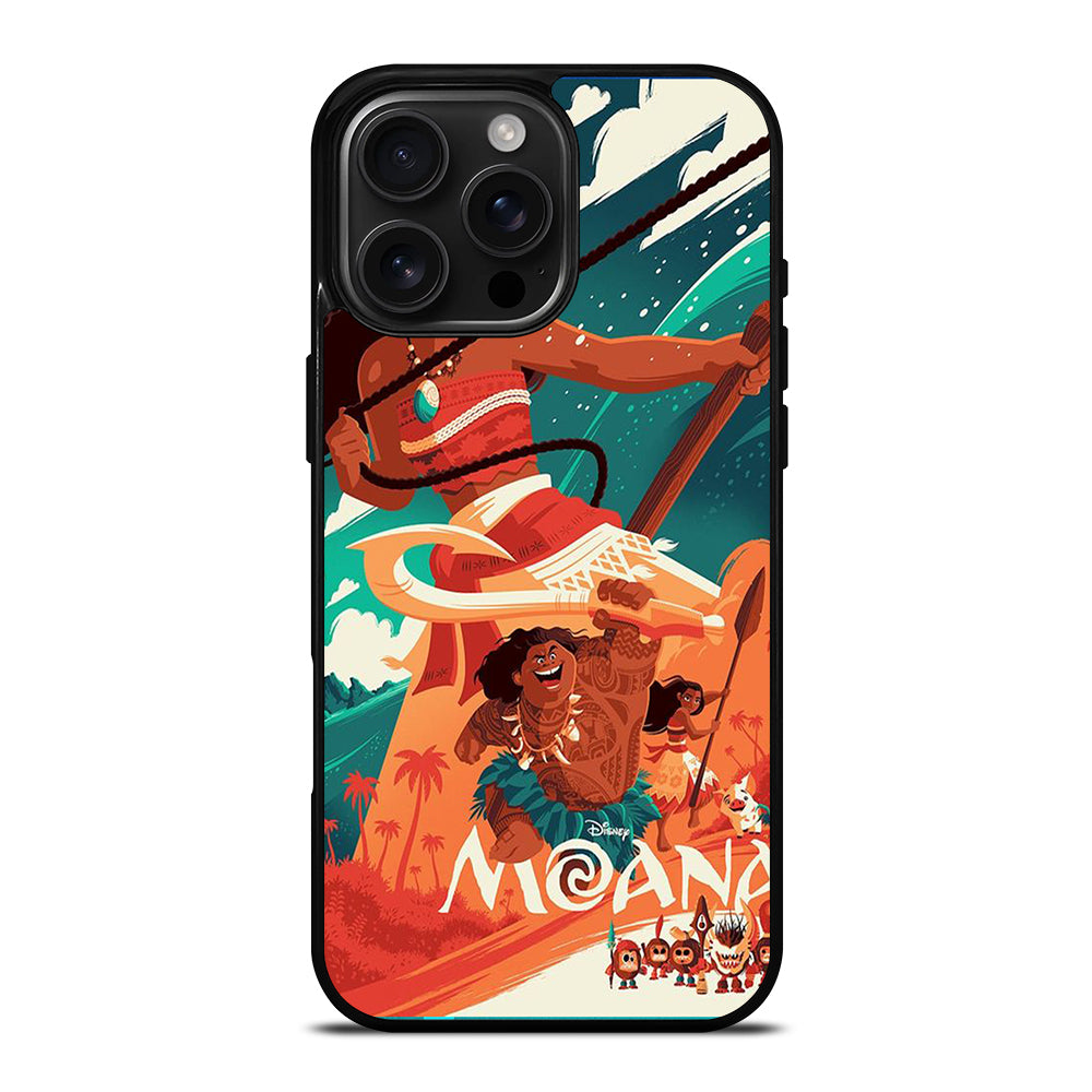 DISNEY MOANA CARTOON 3 iPhone 16 Pro Max Case Cover