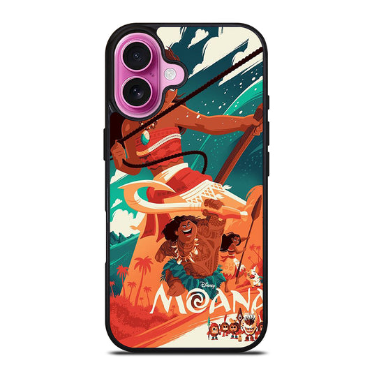 DISNEY MOANA CARTOON 3 iPhone 16 Plus Case Cover