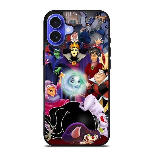 DISNEY PRINCESS VILLAINS 3 iPhone 16 Case Cover