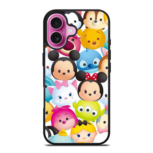 DISNEY TSUM TSUM PATTERN 3 iPhone 16 Plus Case Cover