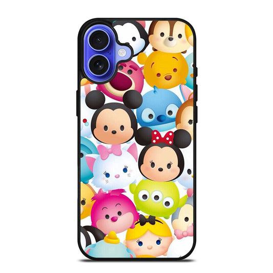 DISNEY TSUM TSUM PATTERN 3 iPhone 16 Case Cover