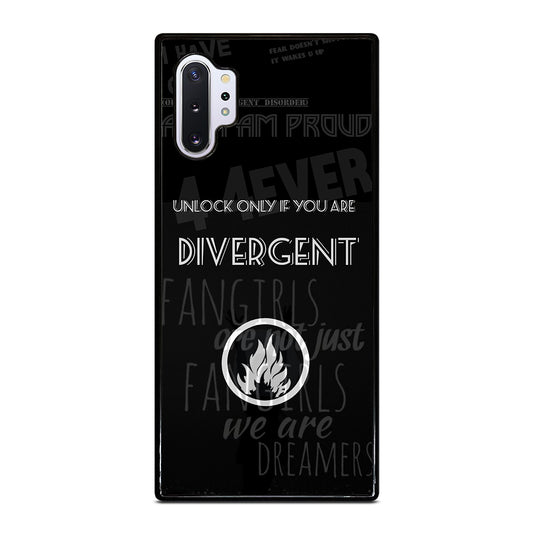 DIVERGENT QUOTE 2 Samsung Galaxy Note 10 Plus Case Cover