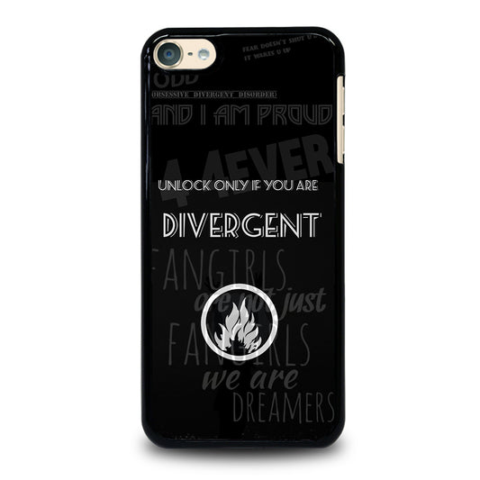 DIVERGENT QUOTE 2 iPod Touch 6 Case Cover