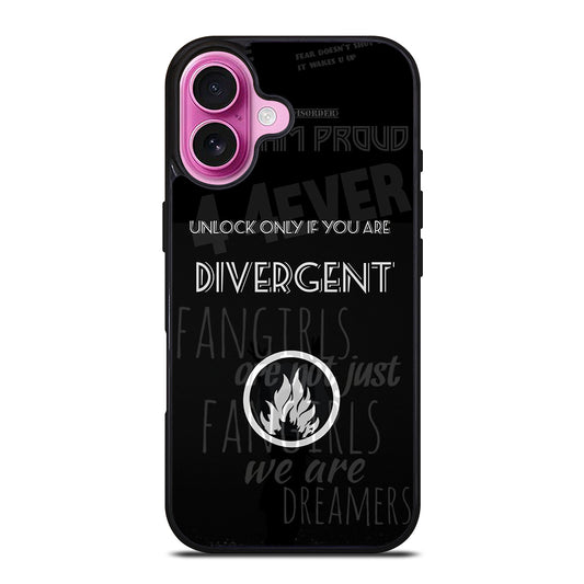 DIVERGENT QUOTE 2 iPhone 16 Plus Case Cover