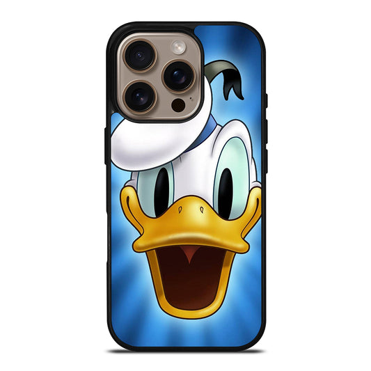 DONALD DUCK FACE CARTOON iPhone 16 Pro Case Cover