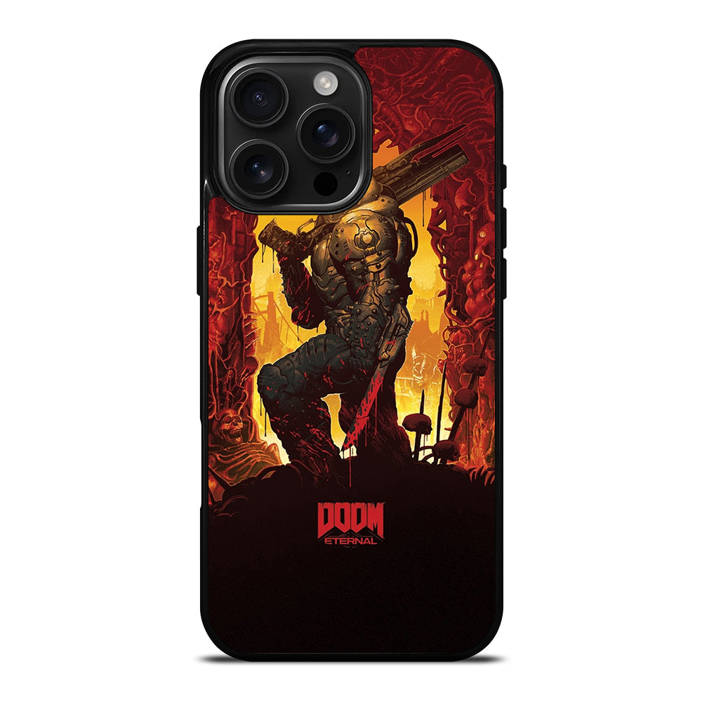 DOOM ETERNAL GAMES LOGO iPhone 16 Pro Max Case Cover