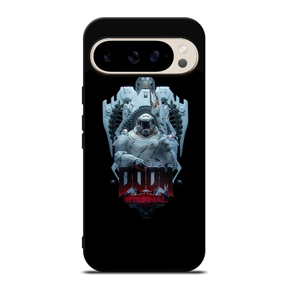 DOOM ETERNAL GAMES LOGO BLACK 2 Google Pixel 9 Pro Case Cover