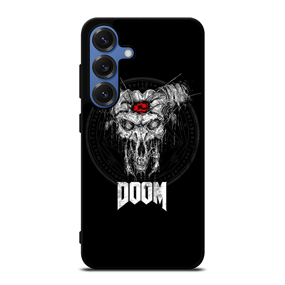 DOOM ETERNAL GAMES LOGO BLACK Samsung Galaxy S26 Case Cover