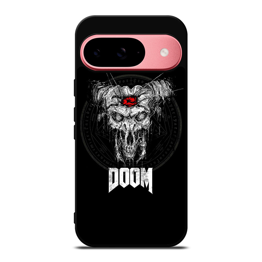 DOOM ETERNAL GAMES LOGO BLACK Google Pixel 9 Case Cover