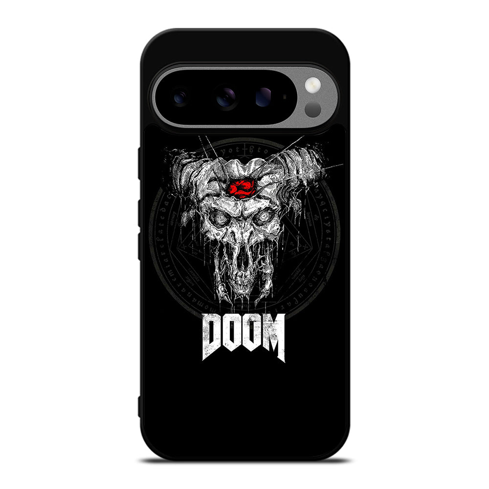 DOOM ETERNAL GAMES LOGO BLACK Google Pixel 9 Pro XL Case Cover