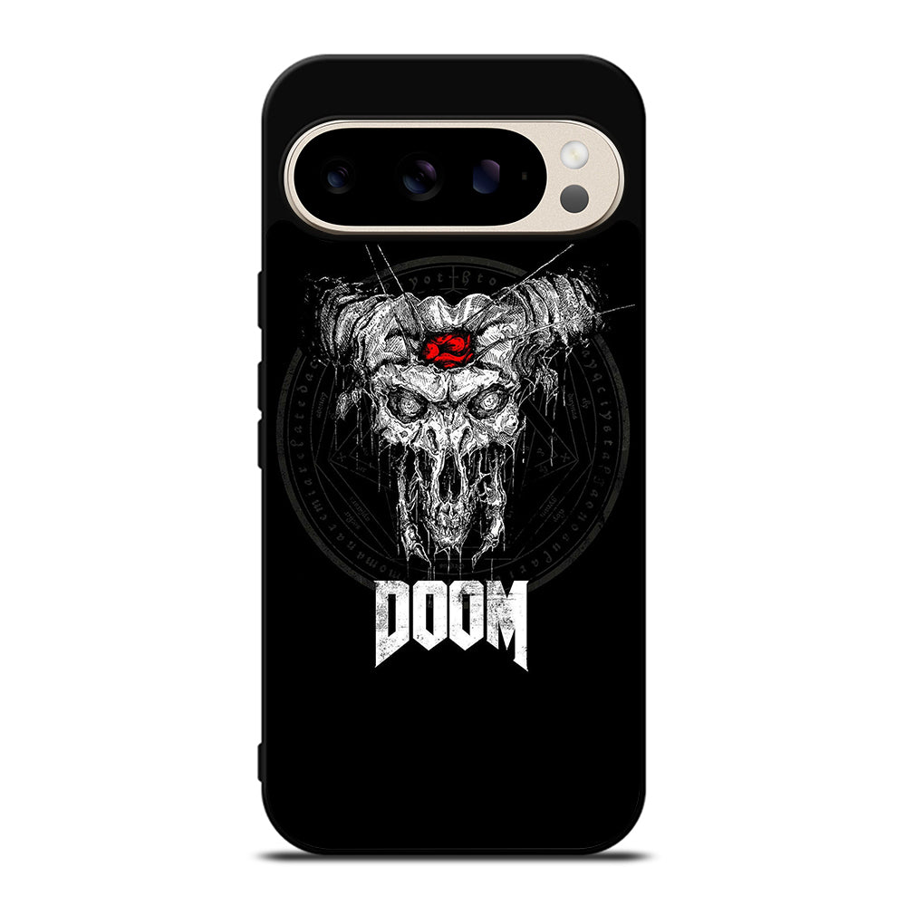 DOOM ETERNAL GAMES LOGO BLACK Google Pixel 9 Pro Case Cover