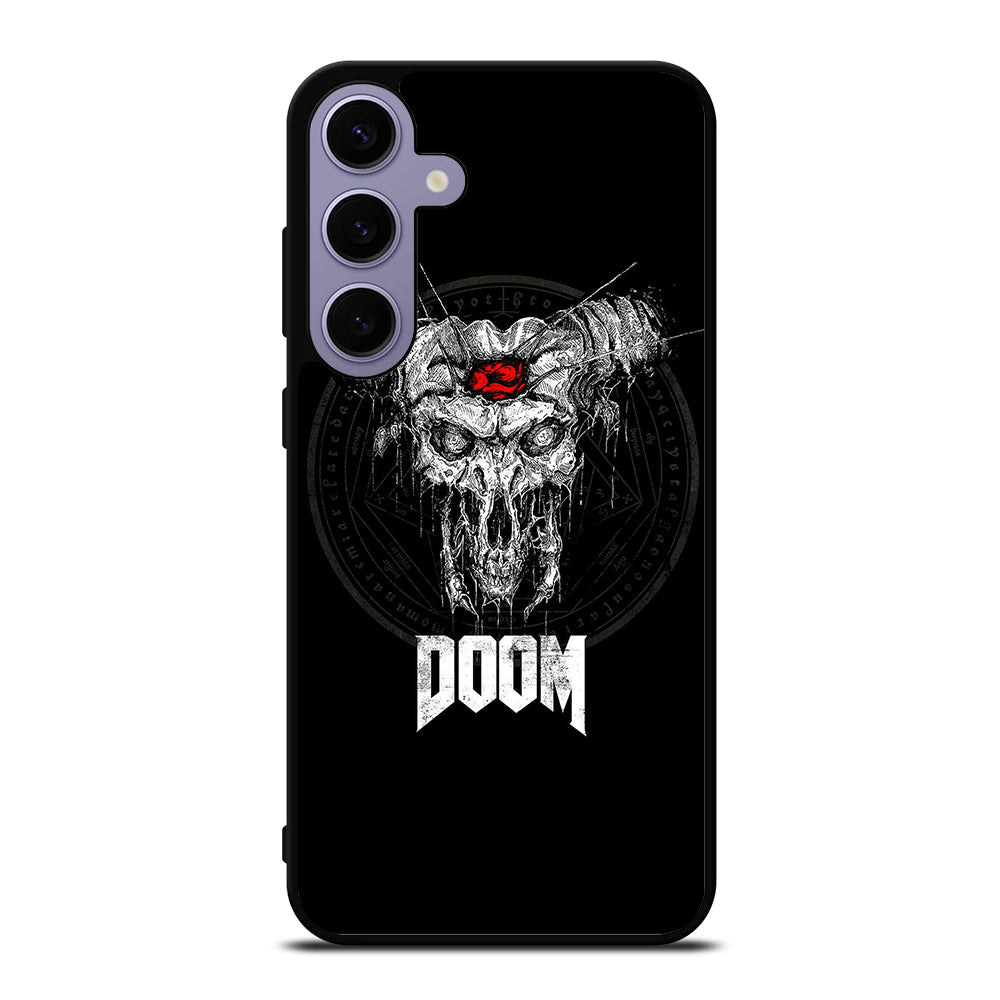 DOOM ETERNAL GAMES LOGO BLACK Samsung Galaxy S24 Plus Case Cover