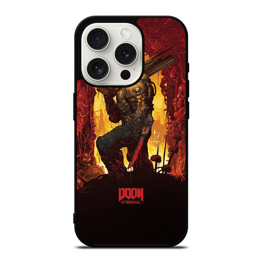 DOOM ETERNAL GAMES LOGO iPhone 15 Pro Case Cover