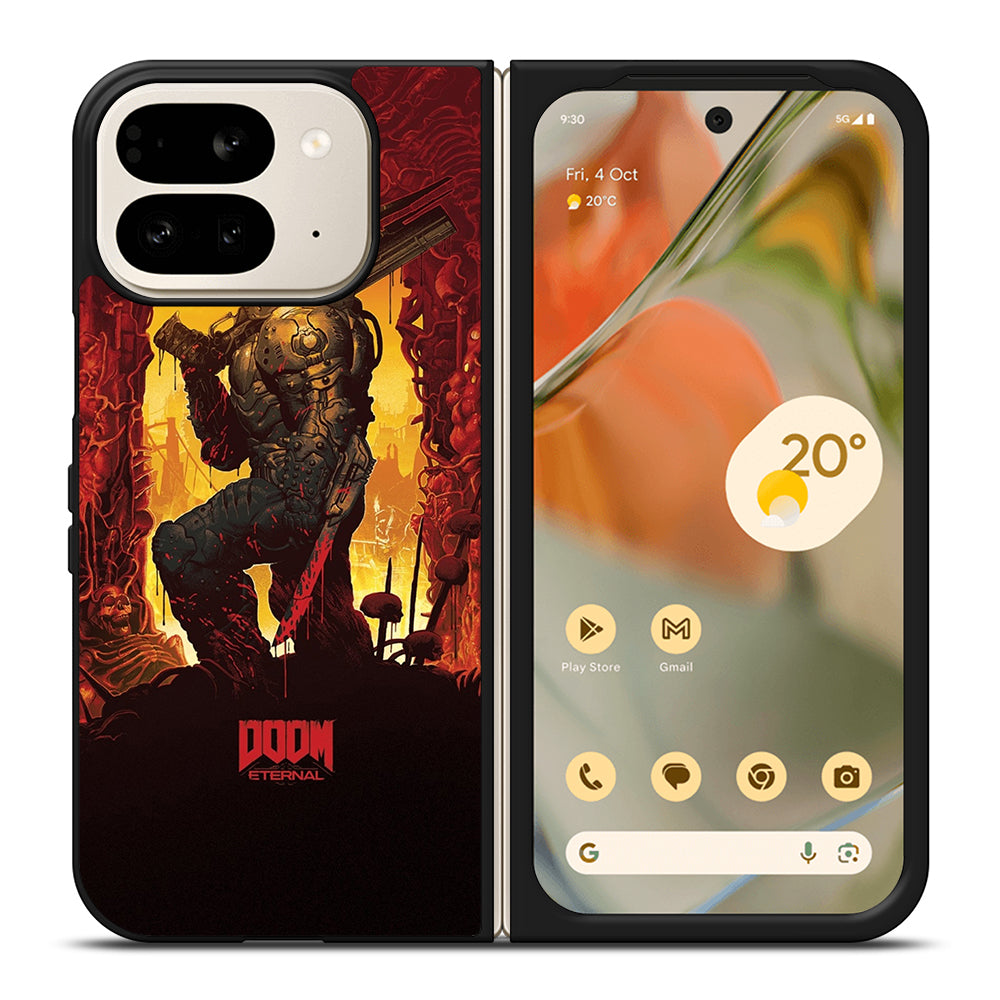 DOOM ETERNAL GAMES LOGO Google Pixel 9 Pro Fold Case Cover